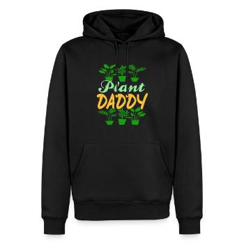 Plant Daddy Awesome Gardening Design For Dad's - Männer Premium Bio Hoodie - Schwarz - Vorne - Nico (187cm)