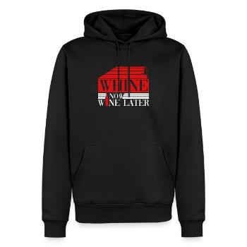 Se plaindre maintenant, boire plus tard - Runner Marathon - Sweat à capuche Premium bio Homme - noir - Devant - Nico (187cm)