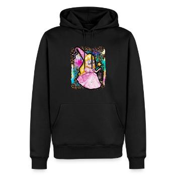 Halloween Hexe Prinzessin Krawattenfarbe - Männer Premium Bio Hoodie - Schwarz - Vorne - Nico (187cm)