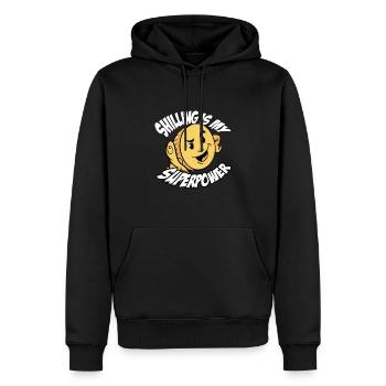 Bitcoin Shilling und Kryptowährung Investor HODL - Männer Premium Bio Hoodie - Schwarz - Vorne - Nico (187cm)