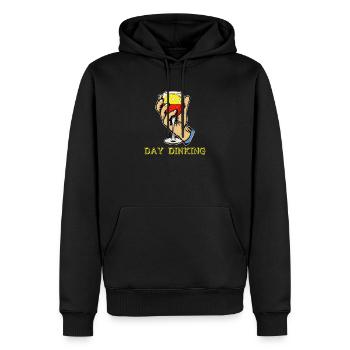 Day Dinking - Lustiger Pickleball Player Paddleball - Männer Premium Bio Hoodie - Schwarz - Vorne - Nico (187cm)