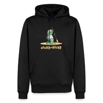 Stand Up Paddling Stockfisch - Männer Premium Bio Hoodie - Schwarz - Vorne - Nico (187cm)
