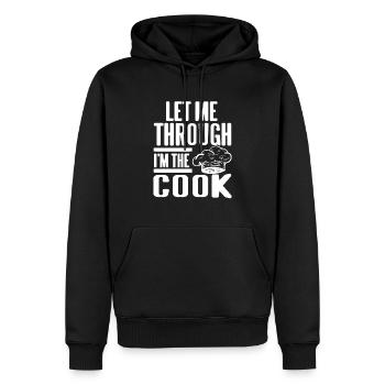 Let Me Through I'm The Cook Awesome Cooking - Männer Premium Bio Hoodie - Schwarz - Vorne - Nico (187cm)