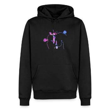 Dressur Reiten Reiten Reiter Reiten - Männer Premium Bio Hoodie - Schwarz - Vorne - Nico (187cm)