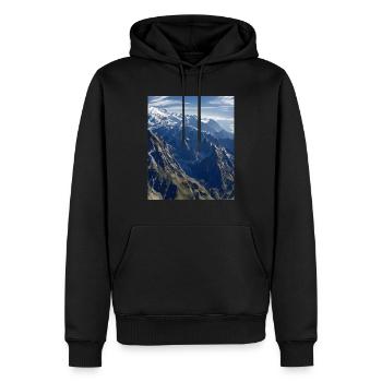 great ART on great PEOPLE - Männer Premium Bio Hoodie - Schwarz - Vorne - Nico (187cm)