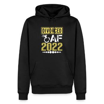 Witziges Scheidungsgeschenk Sarkastische Scheidung - Männer Premium Bio Hoodie - Schwarz - Vorne - Nico (187cm)