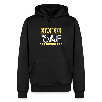 Witziges Scheidungsgeschenk Sarkastische Scheidung - Männer Premium Bio Hoodie - Schwarz - Vorne - Nico (187cm)