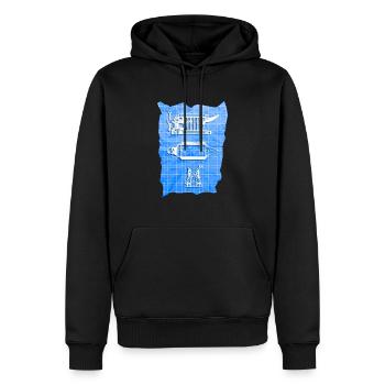 Schmied Schmiede Amboss Metallbauer Metall - Männer Premium Bio Hoodie - Schwarz - Vorne - Nico (187cm)