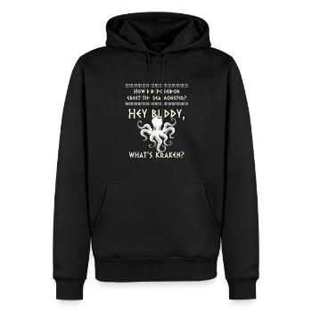 Antike Griechische Mythologie Monster Fabelwesen - Männer Premium Bio Hoodie - Schwarz - Vorne - Nico (187cm)