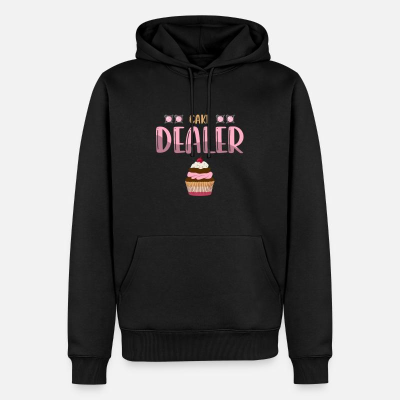 Cuisson gâteau Boulanger Confiseur - Sweat à capuche Premium bio Homme - noir