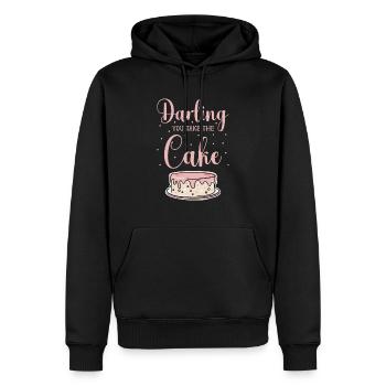 Kuchen Backen Bäcker Konditor - Männer Premium Bio Hoodie - Schwarz - Vorne - Nico (187cm)