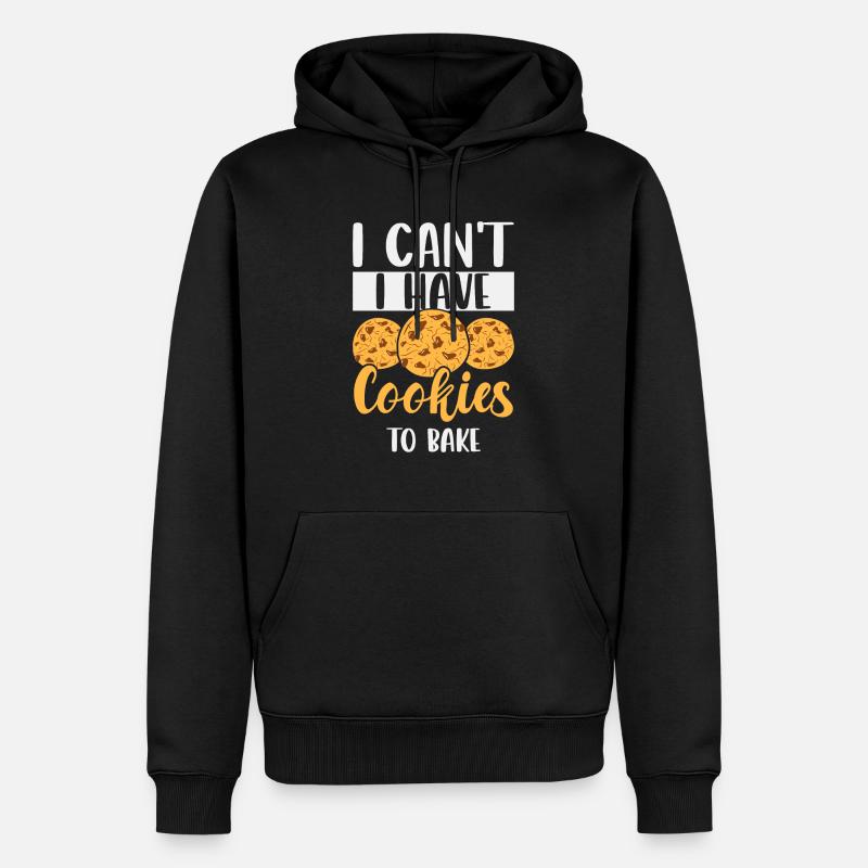 Cuisson gâteau Boulanger Confiseur - Sweat à capuche Premium bio Homme - noir