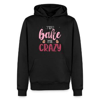 Kuchen Backen Bäcker Konditor - Männer Premium Bio Hoodie - Schwarz - Vorne - Nico (187cm)