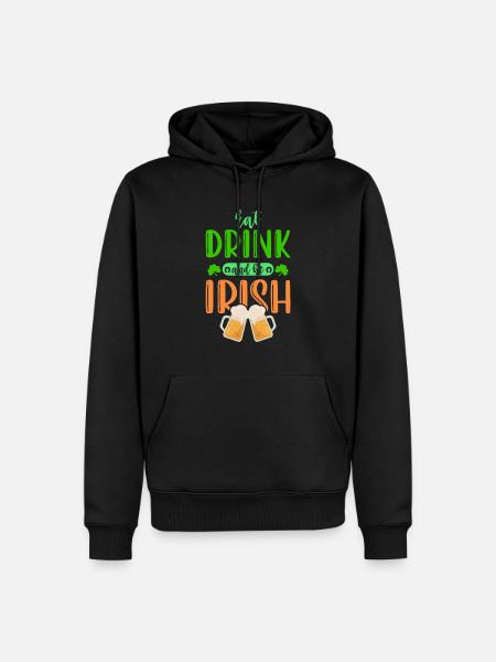 Irish St. Patrick's day - Men’s Premium Organic Hoodie - black