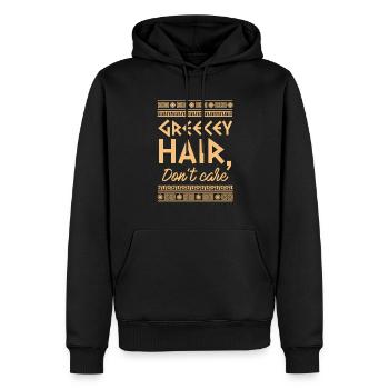 Antike Griechische Mythologie und Griechisches - Männer Premium Bio Hoodie - Schwarz - Vorne - Nico (187cm)