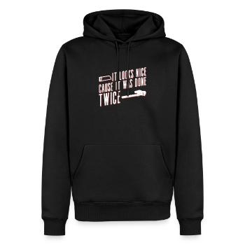 Cutting machine operator CNC machine operator - Men’s Premium Organic Hoodie - black - Front - Nico (187cm)