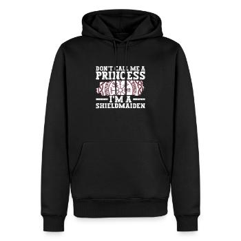 Schildmaid Nordische Mythologie Wikinger Nordisch - Männer Premium Bio Hoodie - Schwarz - Vorne - Nico (187cm)