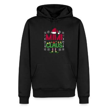 Santa Weihnachten Pyjamas Familie Matching Xmas PJ - Männer Premium Bio Hoodie - Schwarz - Vorne - Nico (187cm)