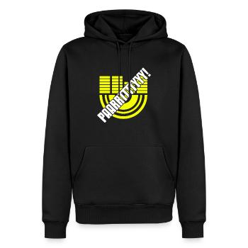 PAARRTTYYY! Super Retro Party DJ Cool T-Shirt - Sweat à capuche Premium bio Homme - noir - Devant - Nico (187cm)
