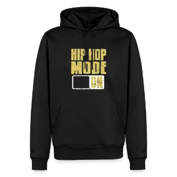 Mode HIP HOP SUR Awesome Retro Vintage T-Shirt - Sweat à capuche Premium bio Homme - noir - Devant - Nico (187cm)