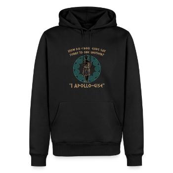 Antike Griechisches Mythologie und Griechischer - Männer Premium Bio Hoodie - Schwarz - Vorne - Nico (187cm)