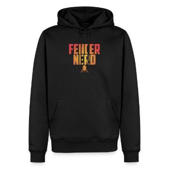 Fechter Nerd Schwertkunst Lustiges Fechten Kampf Wortspiel - Männer Premium Bio Hoodie - Schwarz - Vorne - Nico (187cm)