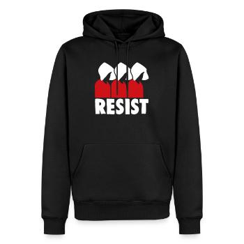 Resist Pro Choice Pro Abortion - Men’s Premium Organic Hoodie - black - Front - Nico (187cm)