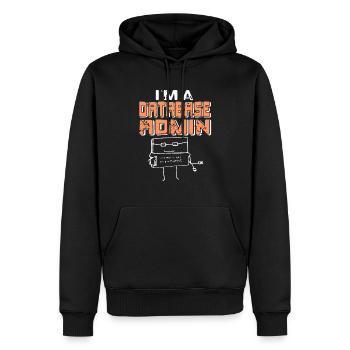 Je suis un administrateur de base de données Ce n’est pas un bogue C’est une fonctionnalité - Sweat à capuche Premium bio Homme - noir - Devant - Nico (187cm)