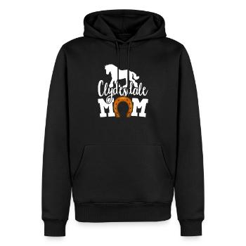 Clydesdale Pferd Zugpferd Motiv - Männer Premium Bio Hoodie - Schwarz - Vorne - Nico (187cm)