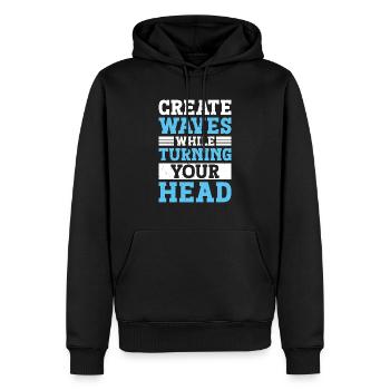 Eine Bahn, Um Sie Alle Zu Beherrschen - Männer Premium Bio Hoodie - Schwarz - Vorne - Nico (187cm)