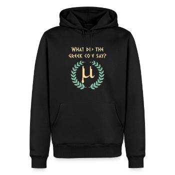 Antike Griechische Mythologie und Griechische - Männer Premium Bio Hoodie - Schwarz - Vorne - Nico (187cm)