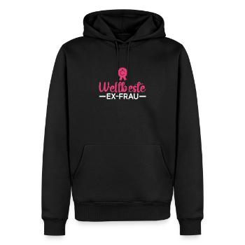 Weltbeste Ex-Frau - Scheidungsparty Scheidung - Männer Premium Bio Hoodie - Schwarz - Vorne - Nico (187cm)