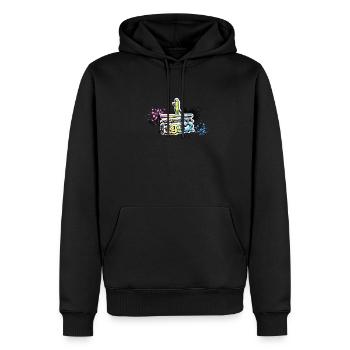 Awesome since 1992, SUP, Paddleboard, Graffiti, - Men’s Premium Organic Hoodie - black - Front - Nico (187cm)