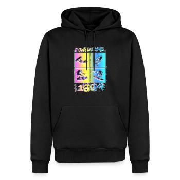 Génial depuis 1994. Style de vie Wakeboard - Sweat à capuche Premium bio Homme - noir - Devant - Nico (187cm)