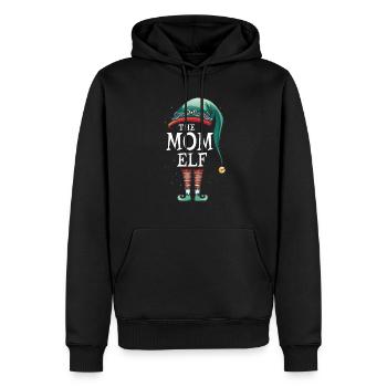 The Mom Elf Matching Group - Men’s Premium Organic Hoodie - black - Front - Nico (187cm)