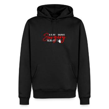 Open-heart surgery Heart surgery - Men’s Premium Organic Hoodie - black - Front - Nico (187cm)