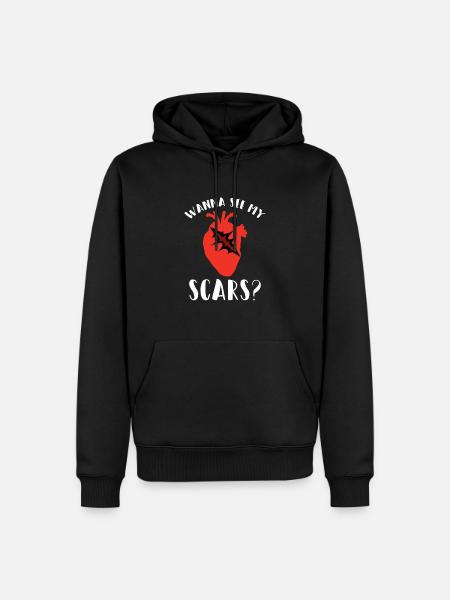 Open-heart surgery - Men’s Premium Organic Hoodie - black