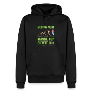 Halloween Kostüm - Alles für dein Spuk Outfit - Männer Premium Bio Hoodie - Schwarz - Vorne - Nico (187cm)
