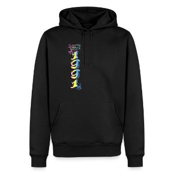 Limited Edition 1991 Graffiti - Men’s Premium Organic Hoodie - black - Front - Nico (187cm)
