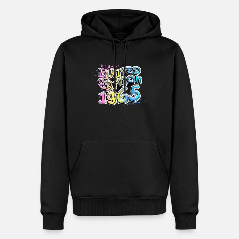 Édition limitée 1965 Graffiti - Sweat à capuche Premium bio Homme - noir