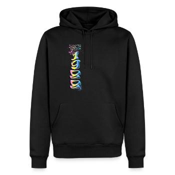 Limited Edition 1988 Graffiti - Men’s Premium Organic Hoodie - black - Front - Nico (187cm)