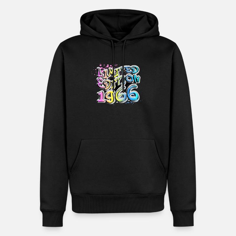 Édition limitée 1966 Graffiti - Sweat à capuche Premium bio Homme - noir