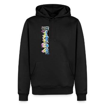 Limited Edition 1964 Graffiti - Men’s Premium Organic Hoodie - black - Front - Nico (187cm)