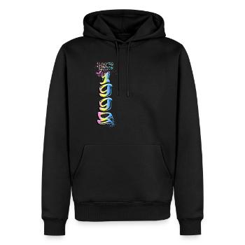 Edition Limitée 1998 Graffiti - Sweat à capuche Premium bio Homme - noir - Devant - Nico (187cm)