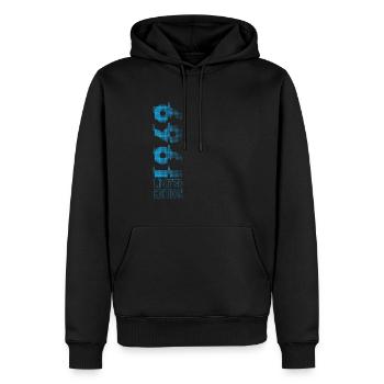 Édition limitée 1969 Graffiti - Sweat à capuche Premium bio Homme - noir - Devant - Nico (187cm)