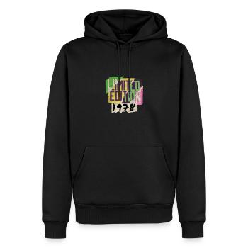 Édition limitée 1978 Graffiti - Sweat à capuche Premium bio Homme - noir - Devant - Nico (187cm)