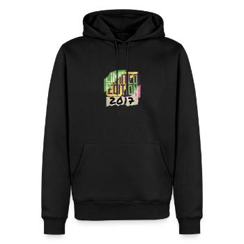 Limited Edition 2017 Graffiti - Männer Premium Bio Hoodie - Schwarz - Vorne - Nico (187cm)