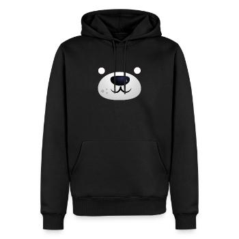 BEAR Famille Maman Bear Papa Bear Cub Group Costume - Sweat à capuche Premium bio Homme - noir - Devant - Nico (187cm)
