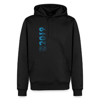 Limited Edition 2019 Graffiti - Männer Premium Bio Hoodie - Schwarz - Vorne - Nico (187cm)