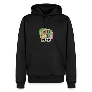 Edition Limitée 1998 Graffiti - Sweat à capuche Premium bio Homme - noir - Devant - Nico (187cm)